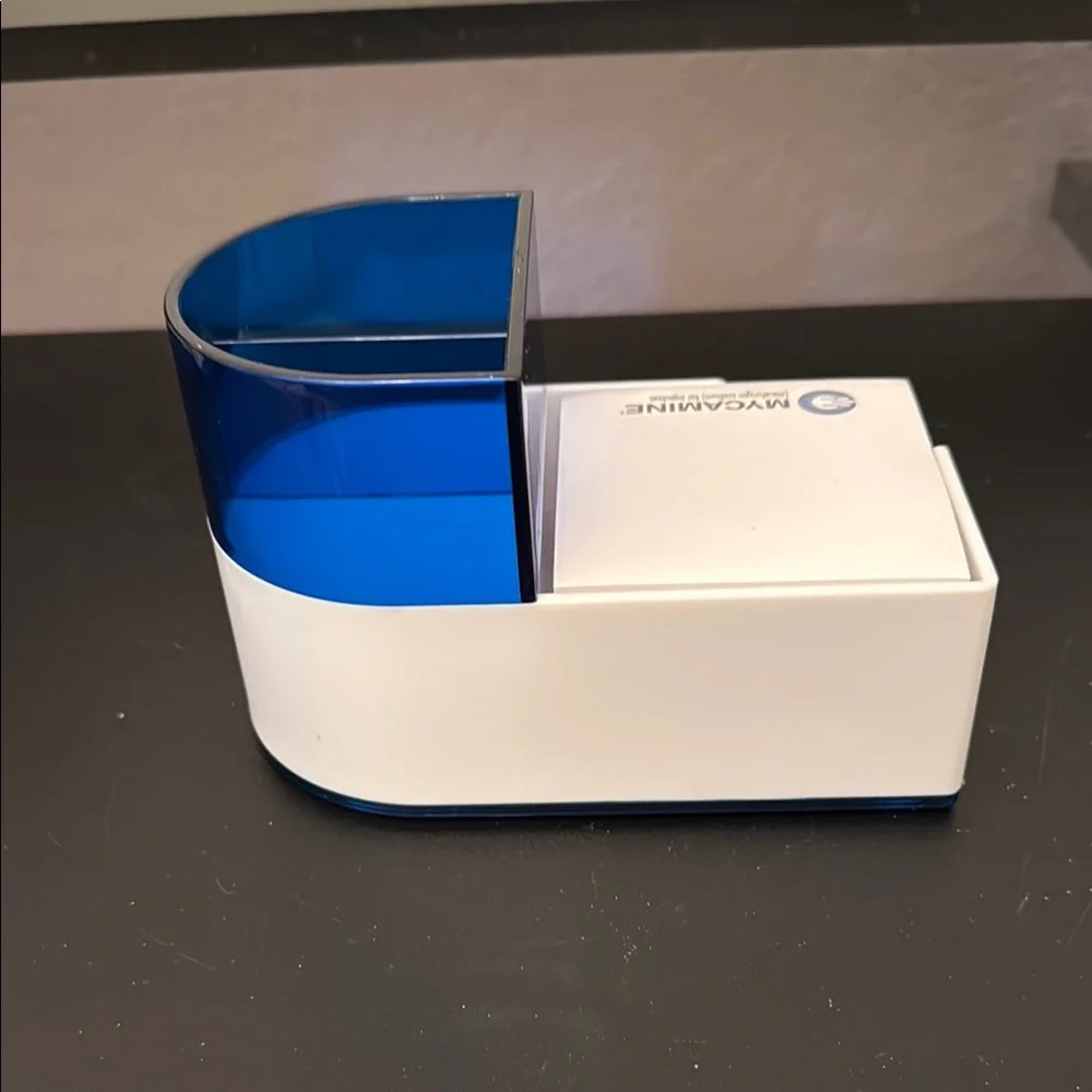 Mycamine Blue and White Desk Organizer